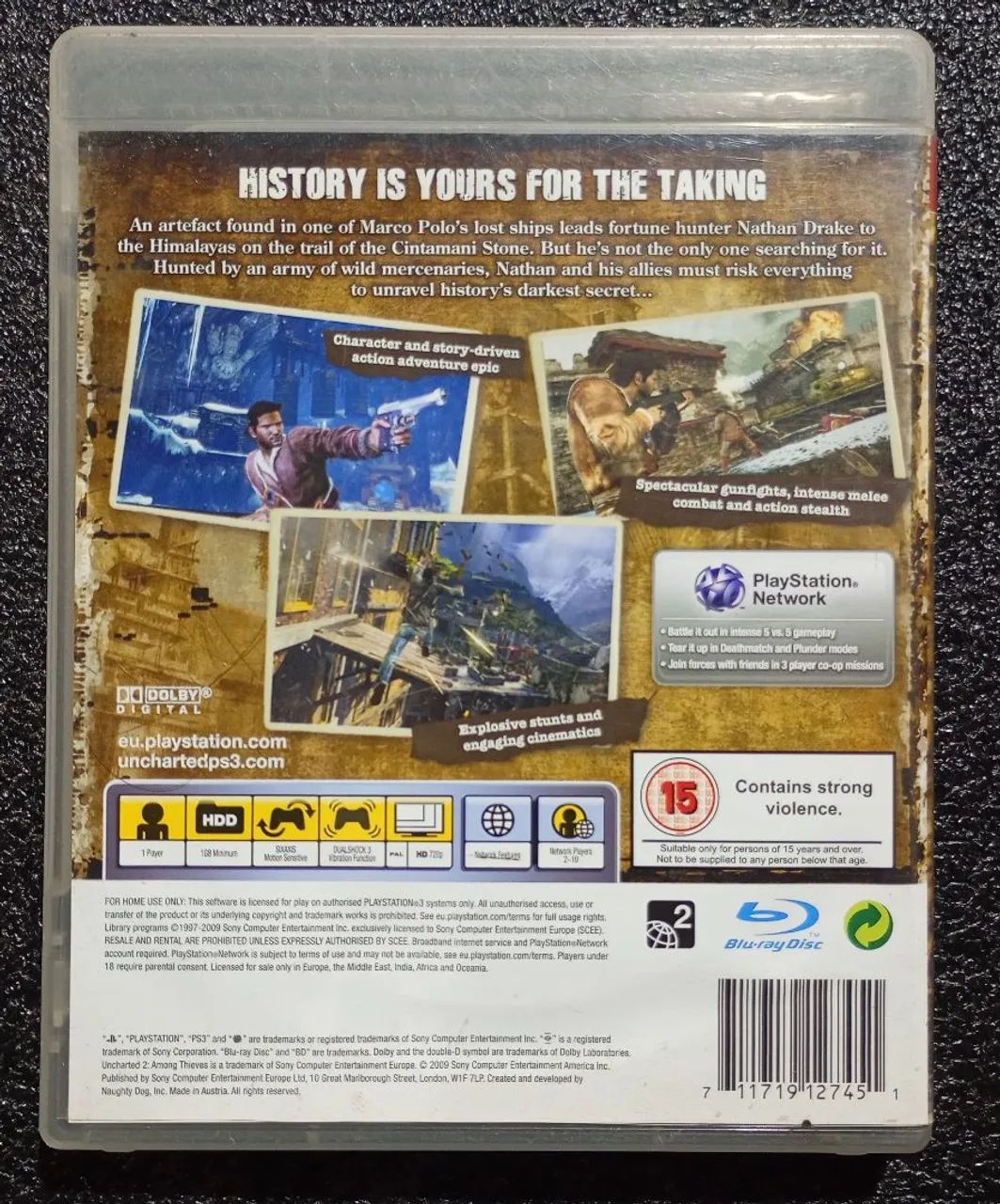Uncharted 2 among thieves ps3 usado - Foto 4