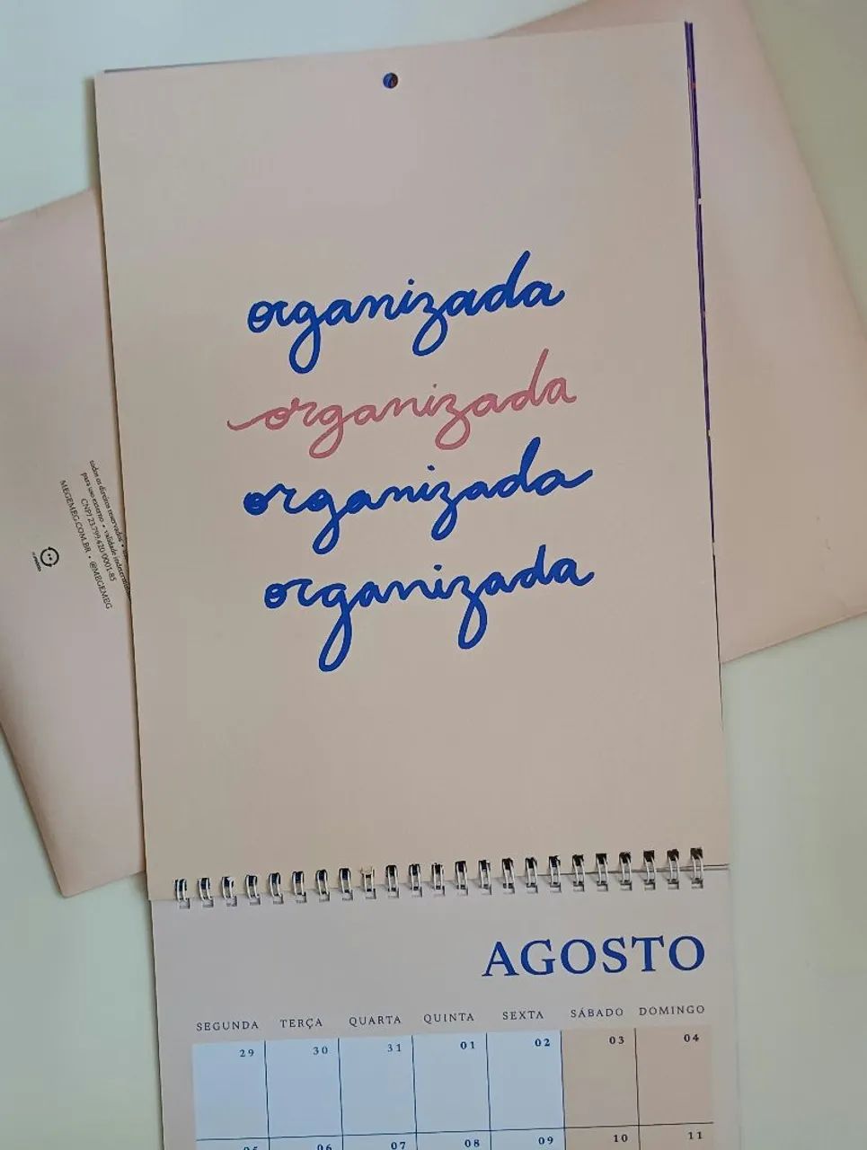 Calendário de parede 2024 meg & meg  - Foto 3