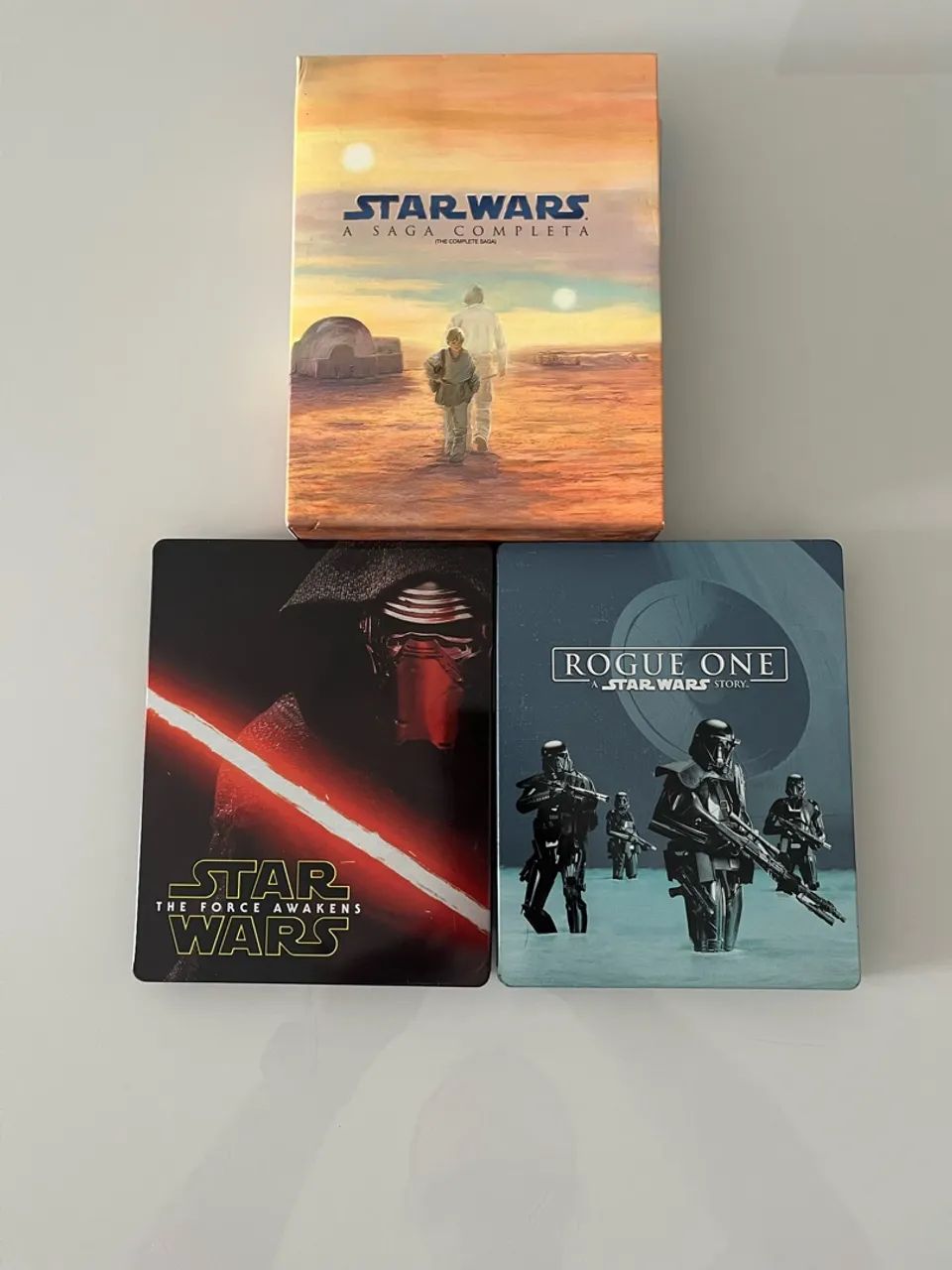 Filmes em Blu  ray - Lote Star Wars