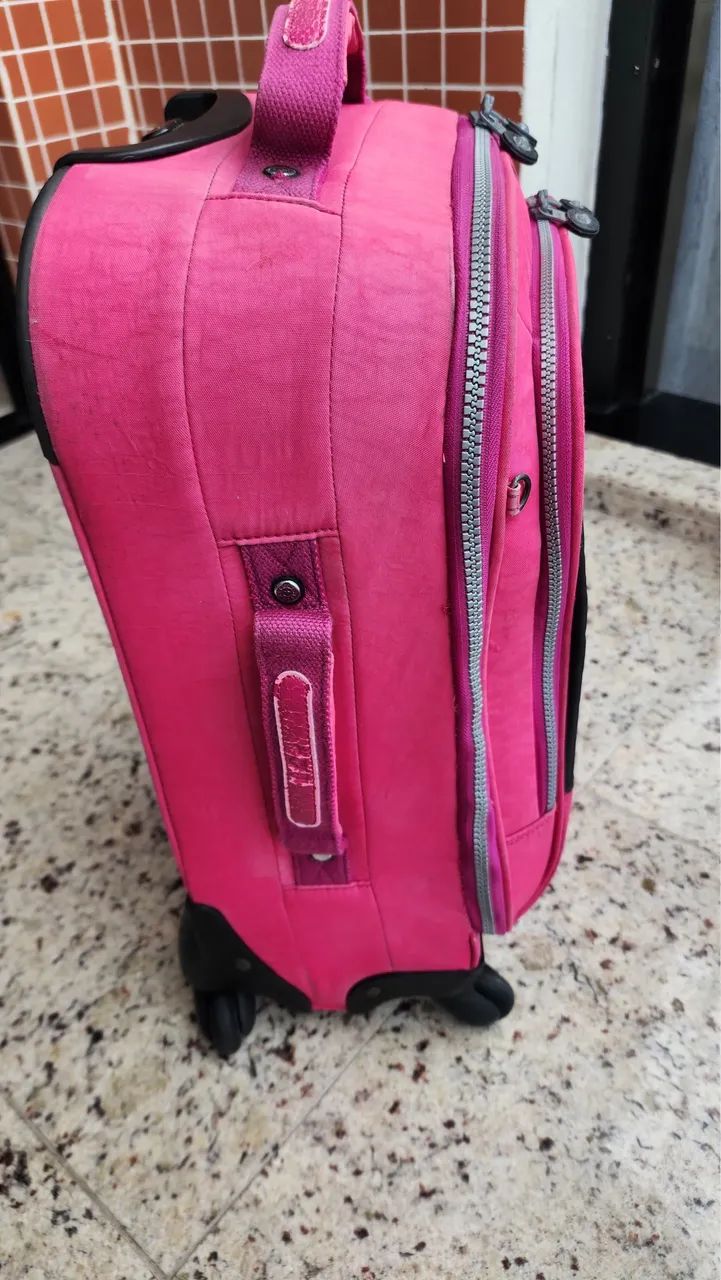 Mala Kipling Rosa Original - 10 kg - Foto 3