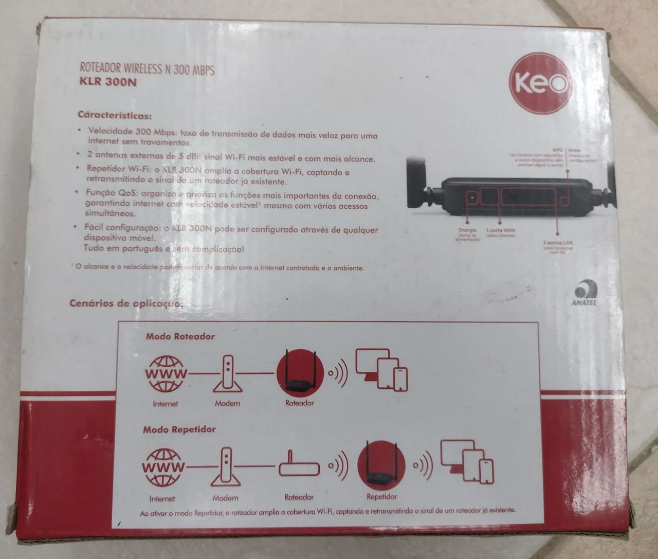 Roteador e Repetidor Keo Wireless - Foto 3
