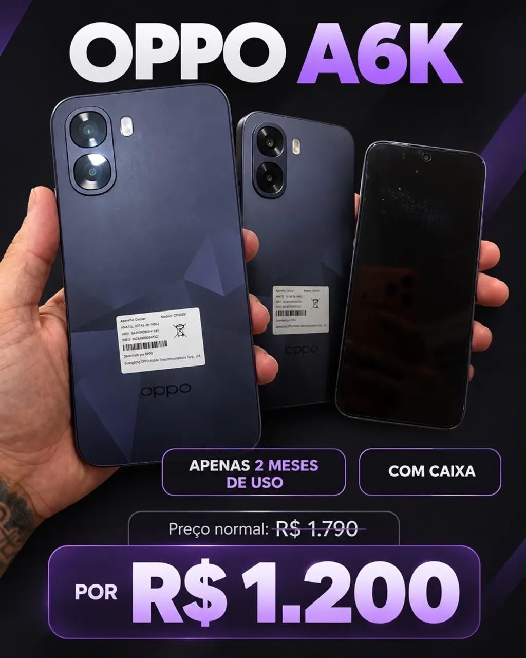 celular OPPO A6K