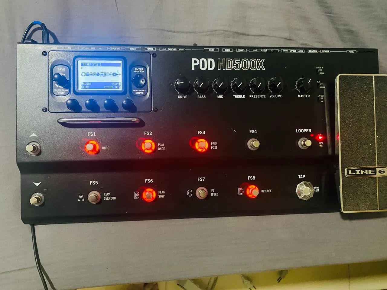 Line 6 POD HD500X Fullyloadedインストール済み Line 6 Pod HD 500x - Instrumentos musicais - Jardim Alvorada, Três