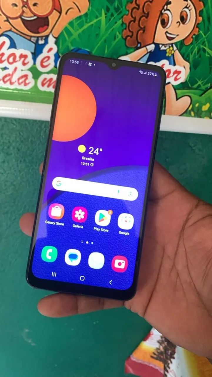 Vendo celular M12 64GB tudo funcionando perfeitamente $270 - Foto 2