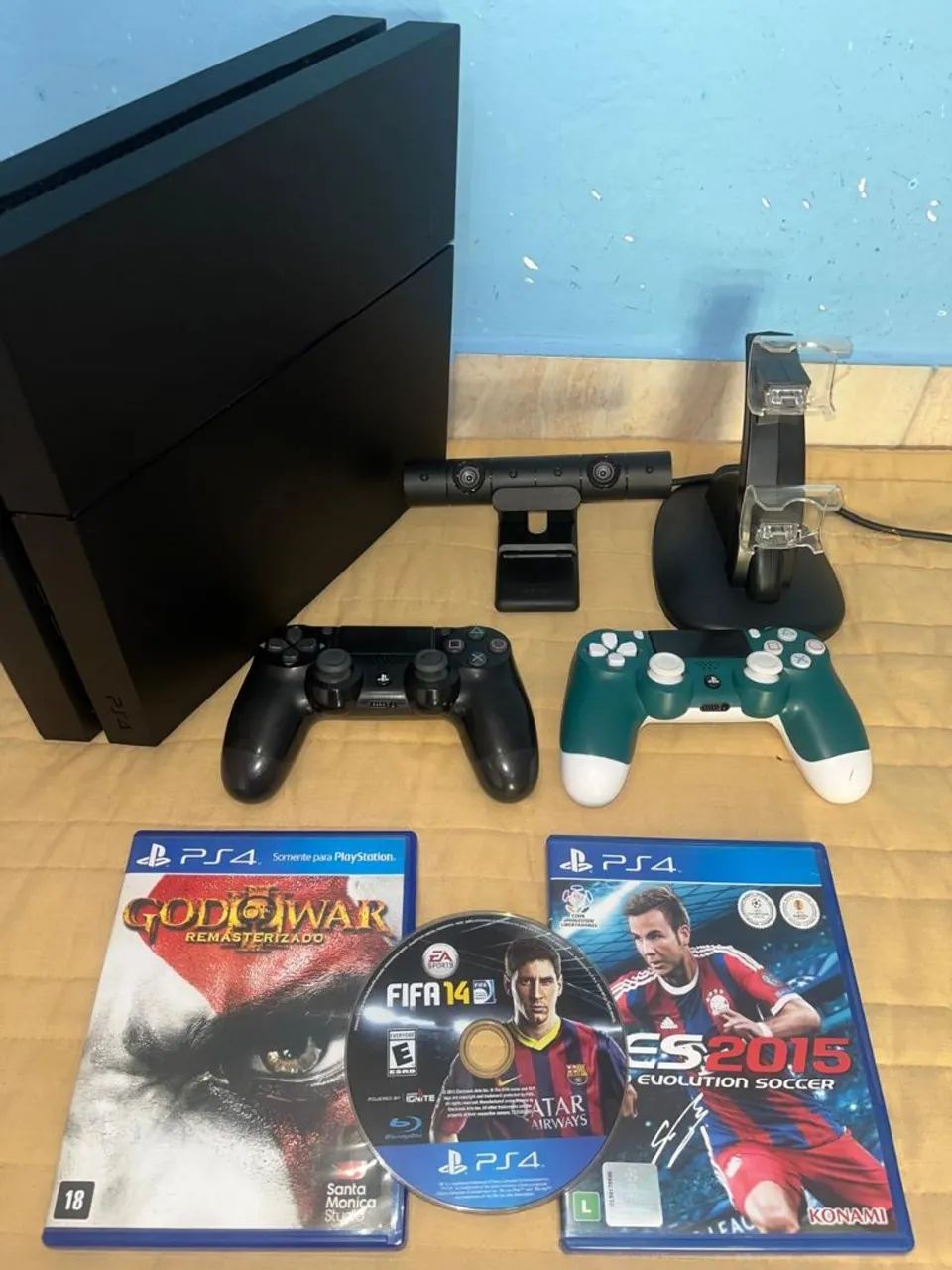 Ps4 Fat 1TB, câmera e jogos  - Foto 4