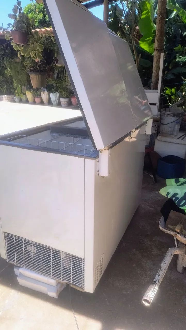 FREEZER HORIZONTAL 420 LITROS CONSUL USADO FUNCIONAMENTO PERFEITO - Foto 4
