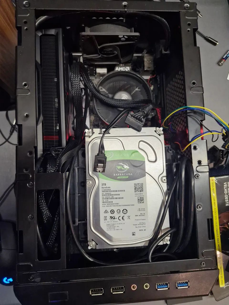 Gabinete Mini ITX Shakoon QBONE - Foto 5