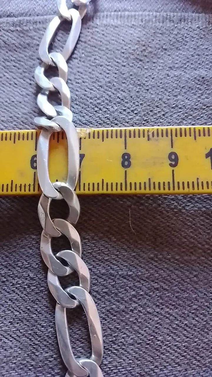 Pulseira de prata pura  - Foto 2