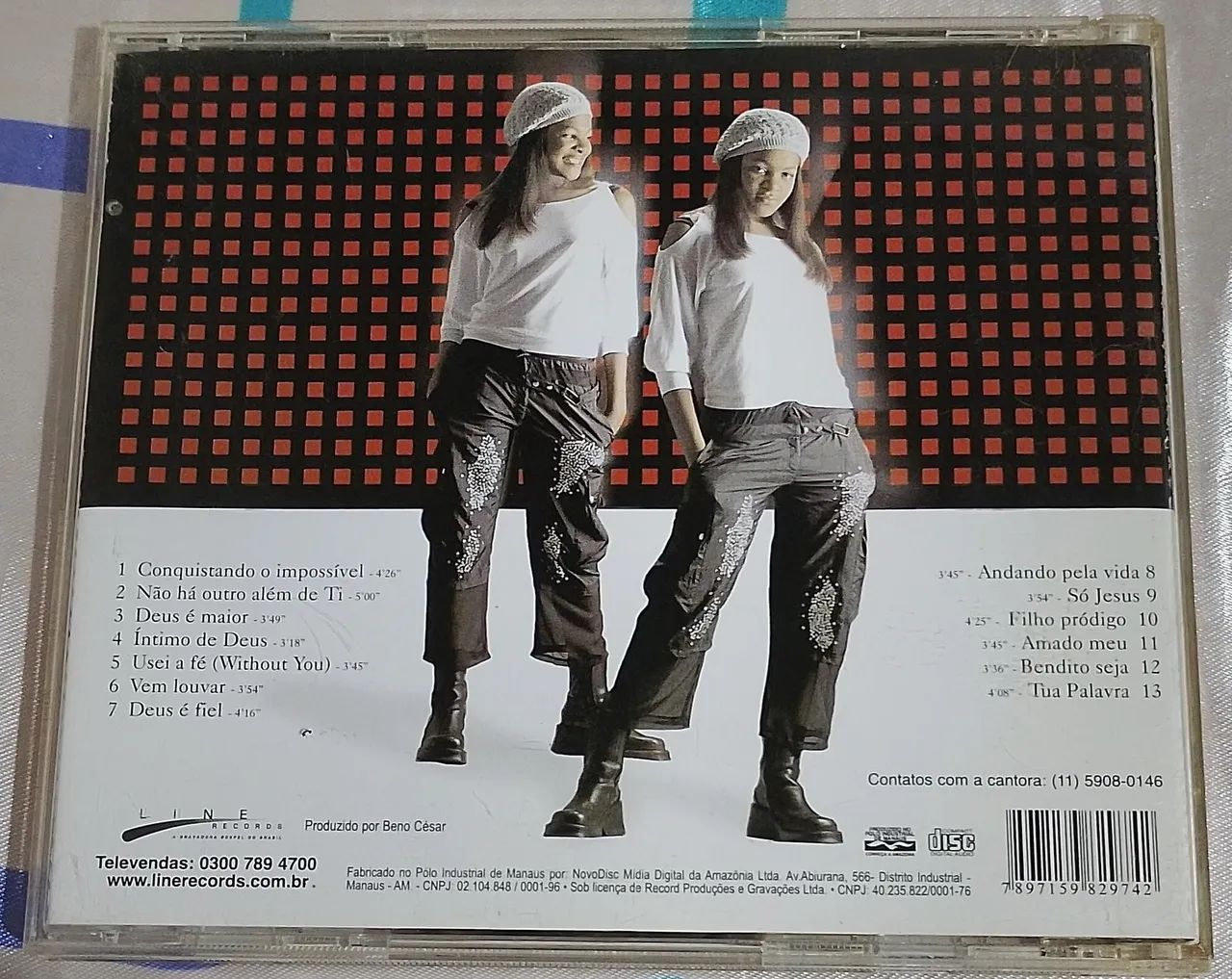 Cd Jamily conquistando o impossível Play Back  - Foto 3