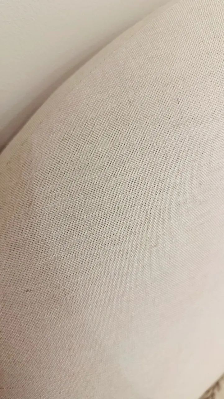Cabeceira de cama queen em linho cru - Foto 3