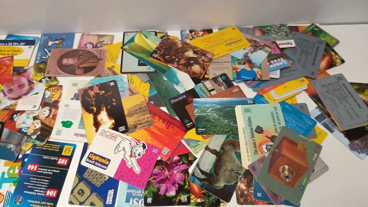 Lote de cartão telefônico com aproximadamente 180 cartão - Foto 6