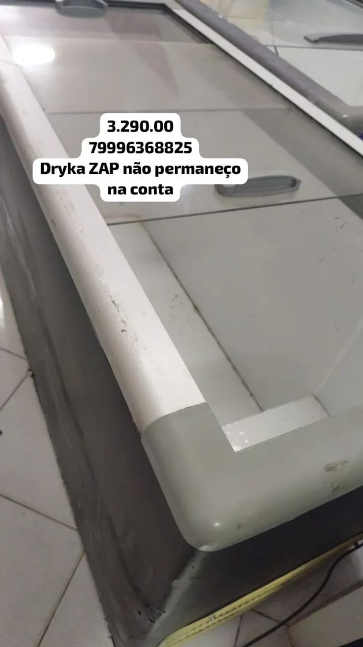 Expositor freezer porta de vidro 