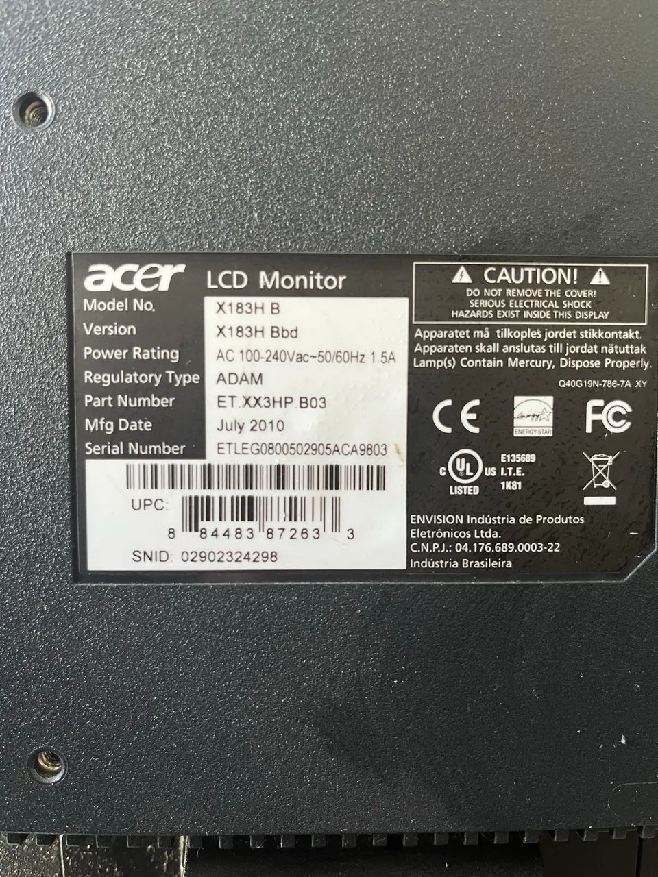 Monitor acer x183h b 18? - Foto 5