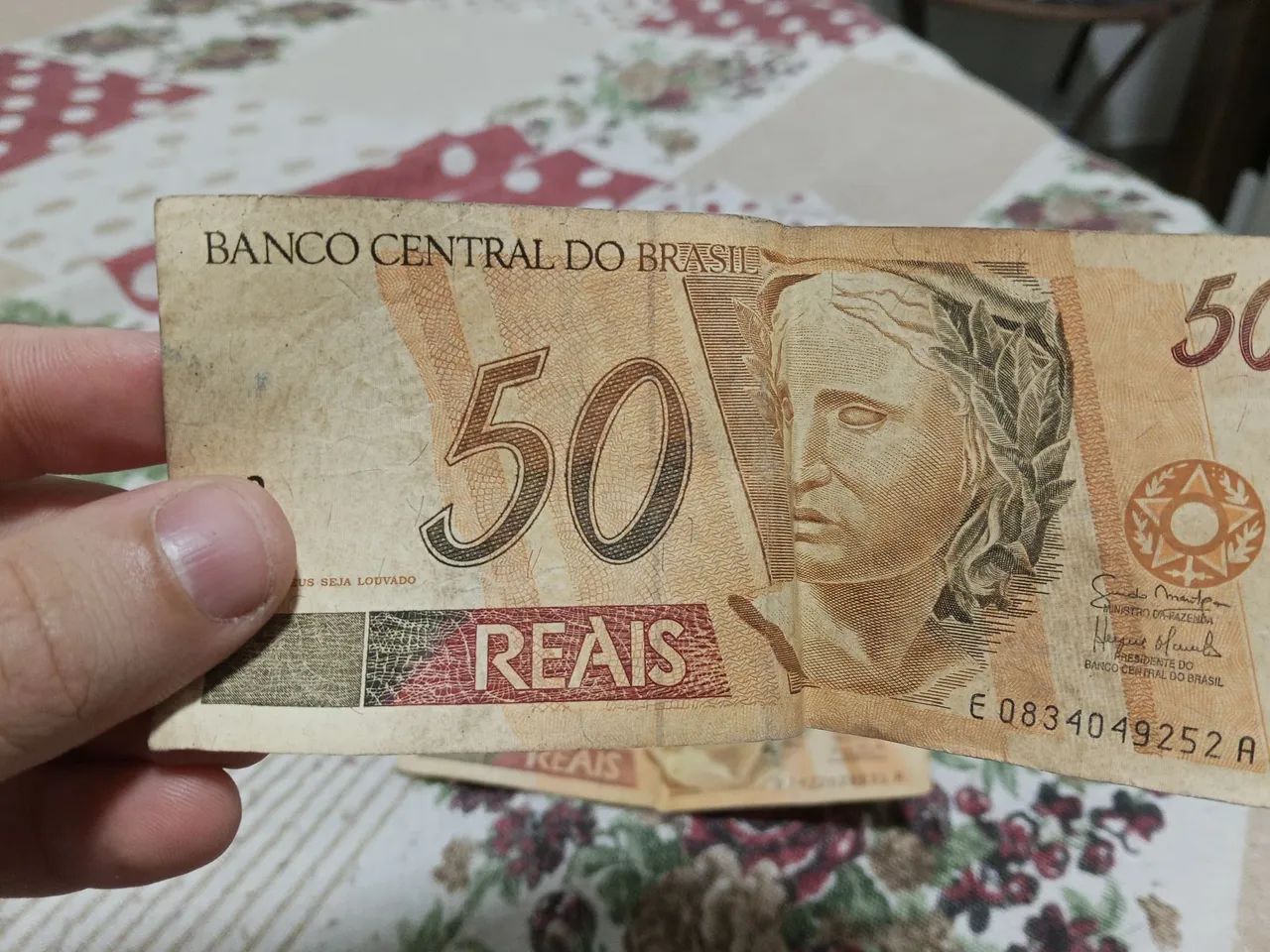 Cédula antiga de 50 reais  - Foto 2