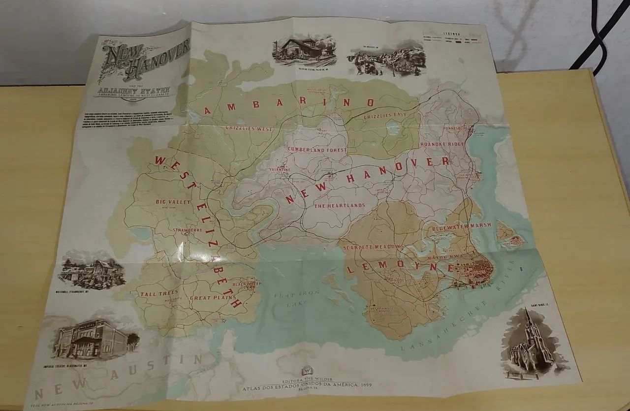 MAPA NOVO  do Jogo Red Dead Redemption 2 