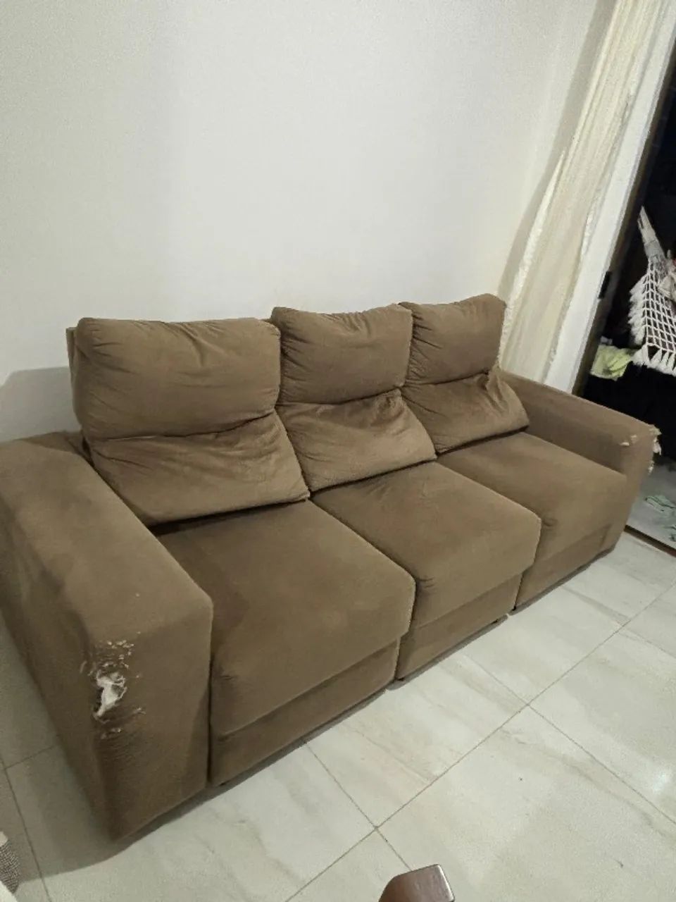 Sofá retrátil 3 lugares - Foto 2