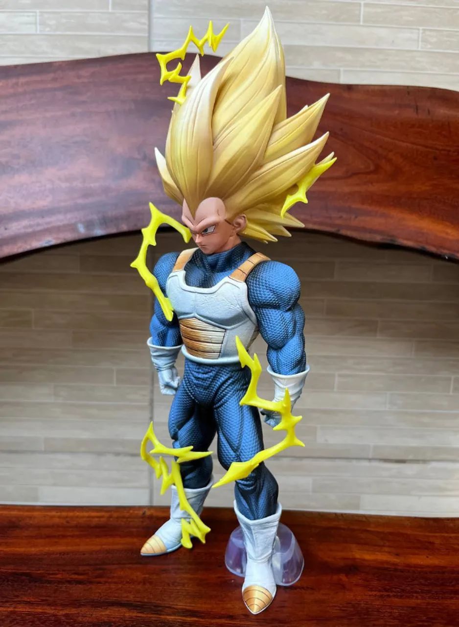 Action Figure Dragon Ball - Vegeta SJJ 3 33cm Com Effects - Foto 3