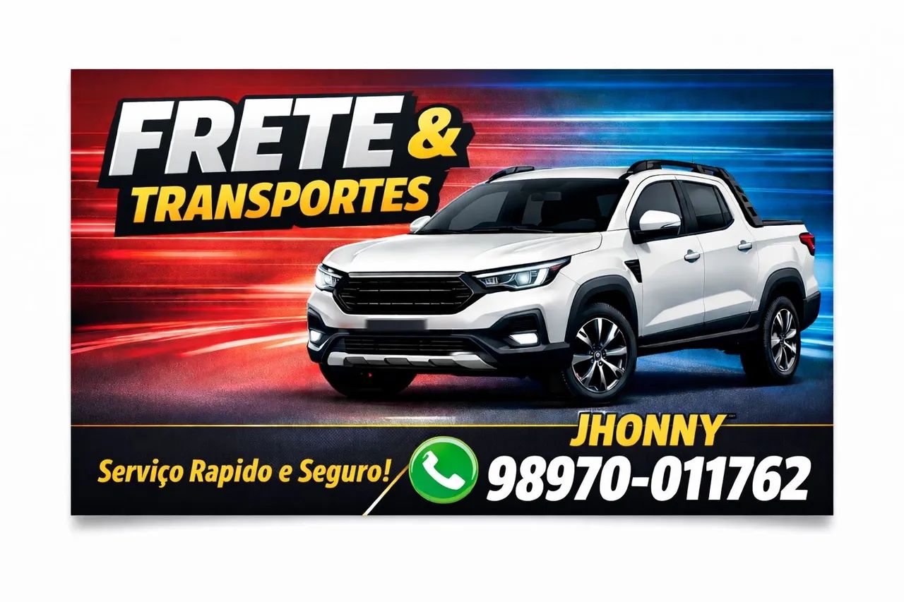 Frete, rápido e eficiente 