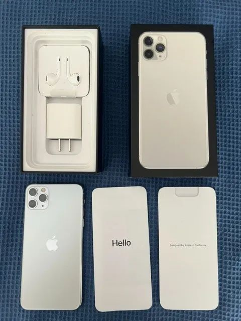 IPHONE 11 PRO MAX -256GB - SILVER - COM CAIXA E ACESSÓRIOS - Foto 3