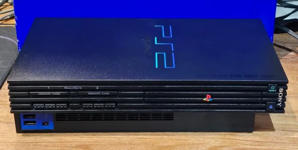 Console PS2 Fat SCPH 10000 Japonês Completo - Foto 3