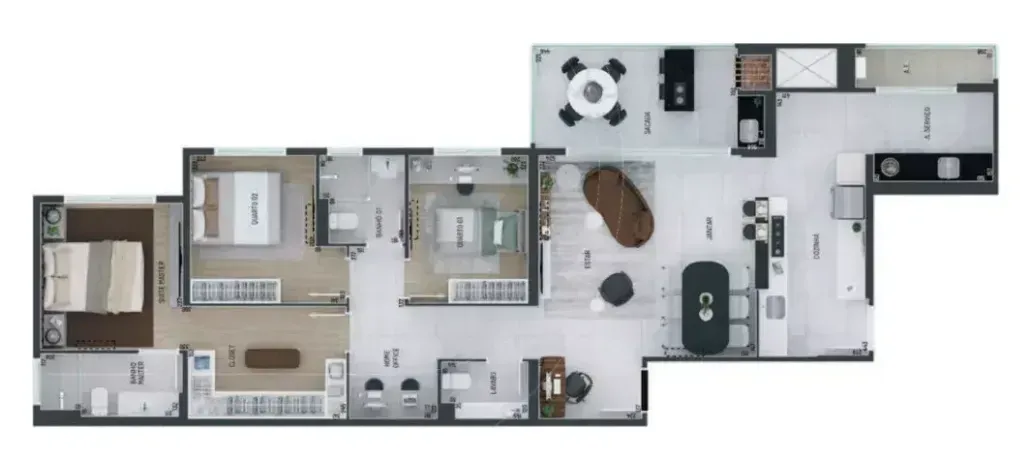 PLANTA 129m²