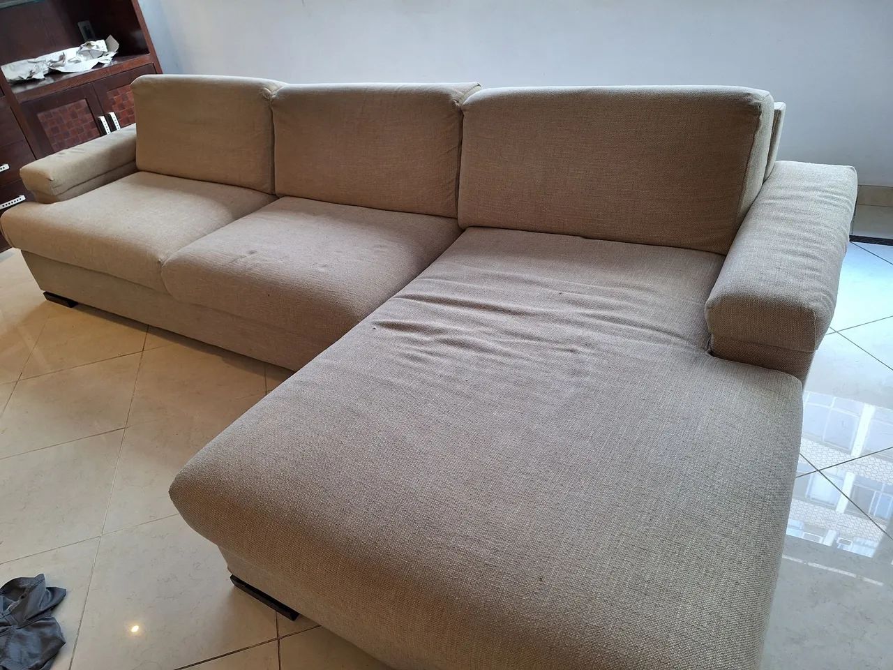 Sofá com chaise: 290 x 165 cm - Foto 2