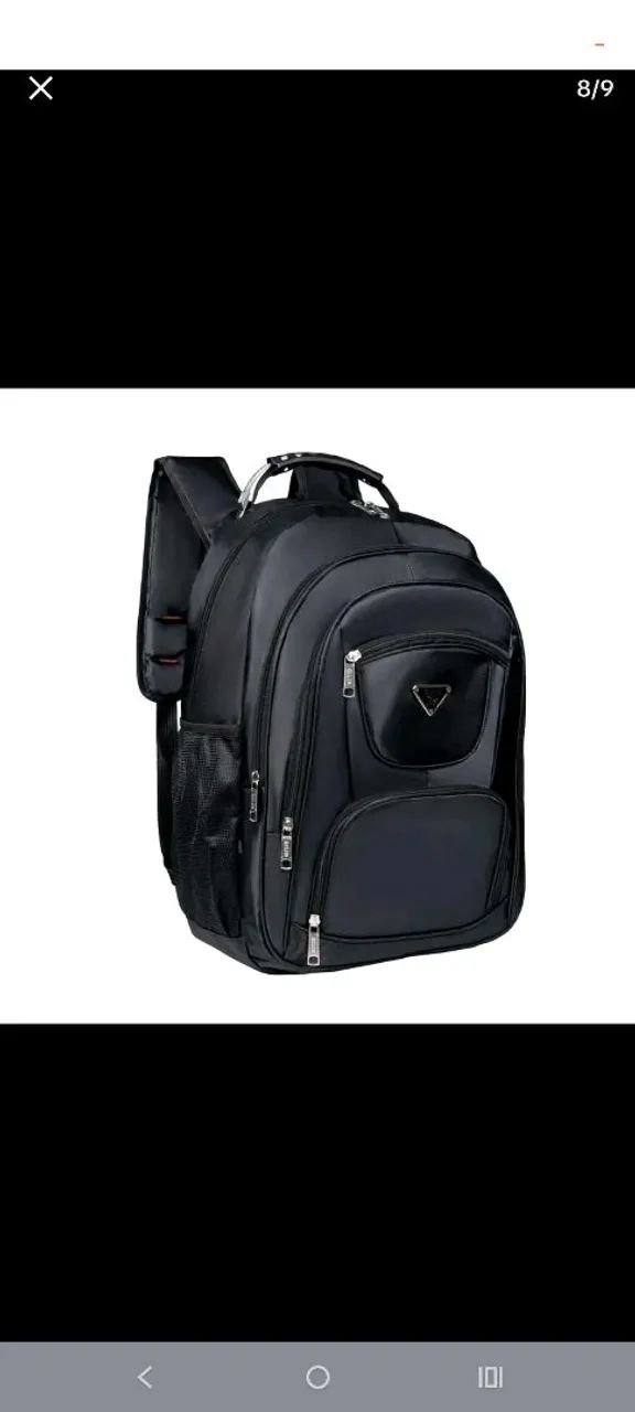 Mochila impermeável com cabo reforçado 