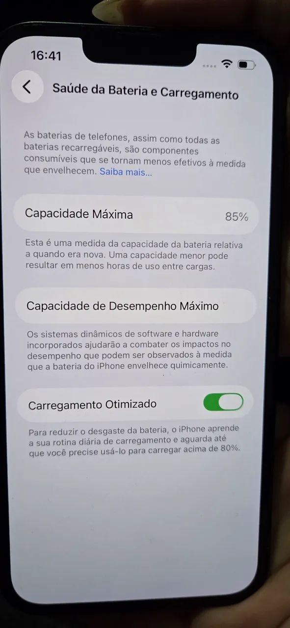 Iphone 13 de 128gb saude da bateria 85% - Foto 4
