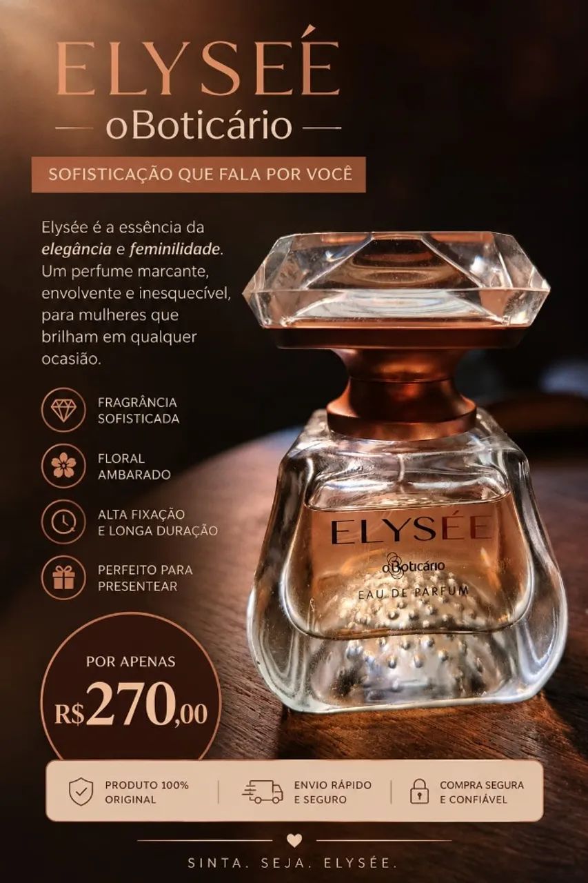 Perfume Boticário ELYSEE - Foto 3