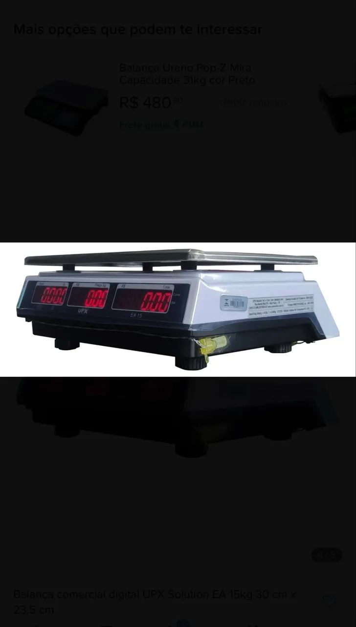 Balança digital UPX EA15