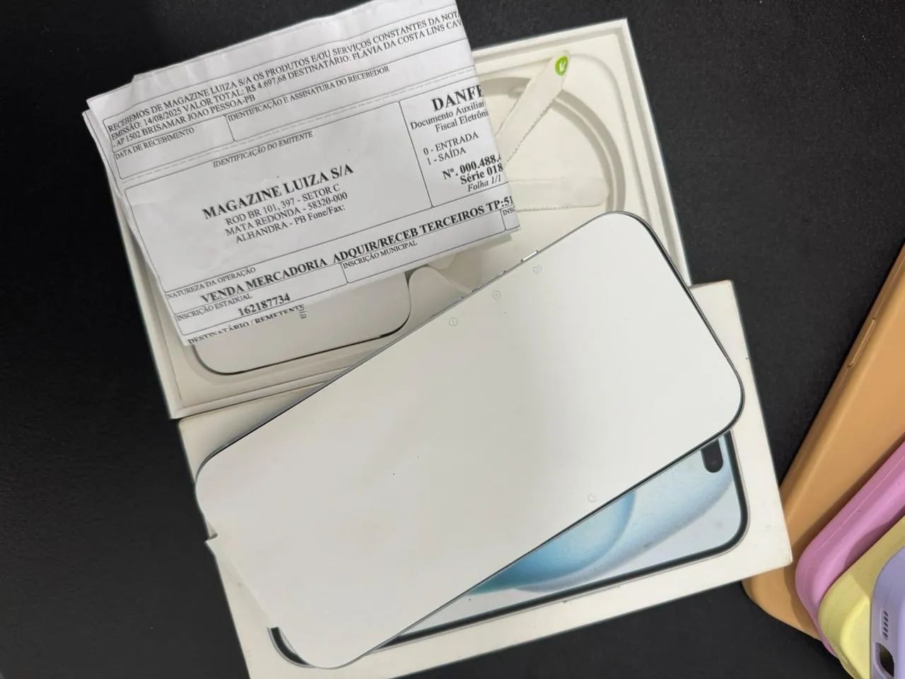 iPhone 15 caixa e nota fiscal  - Foto 3