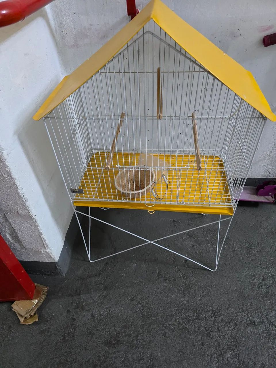 Gaiola viveiro de ferro para pássaros  - Foto 3