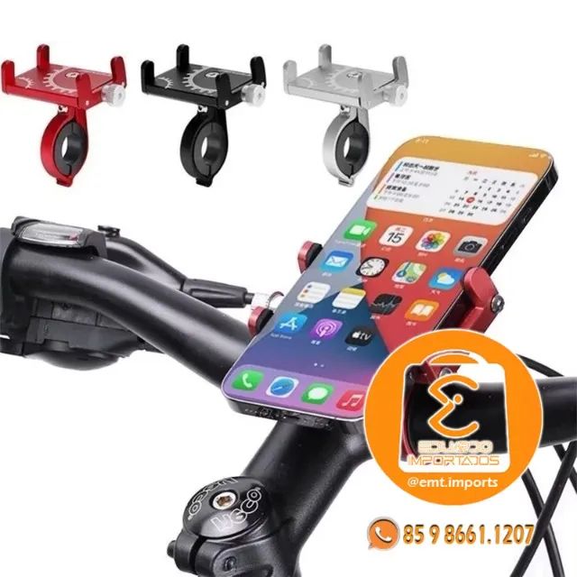 Suporte Moto Bike para Celular Trava Alumínio SUP-7456