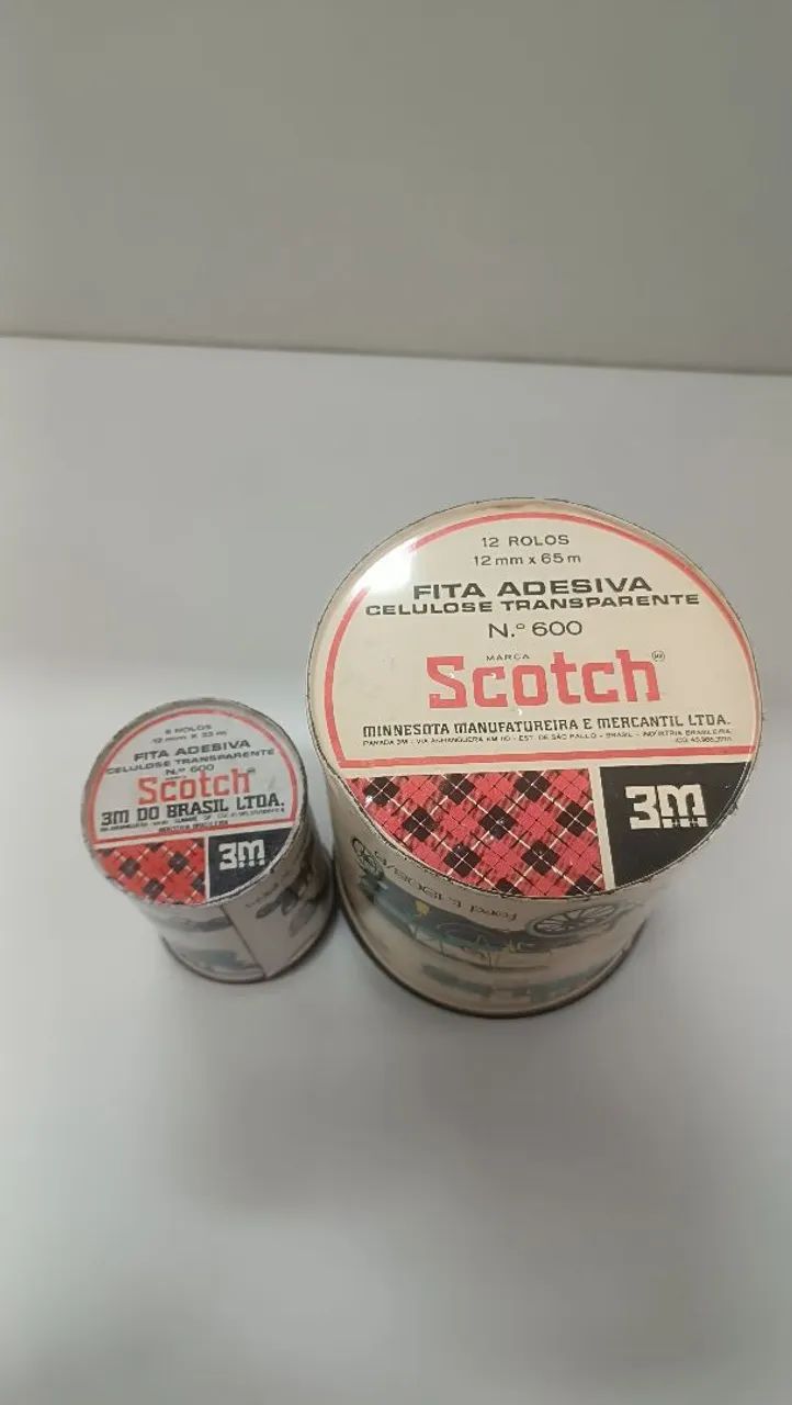 Latas decorativas da Scotch Antigas  - Foto 2