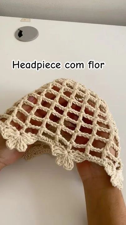 Headpiece de crochê  - Foto 3
