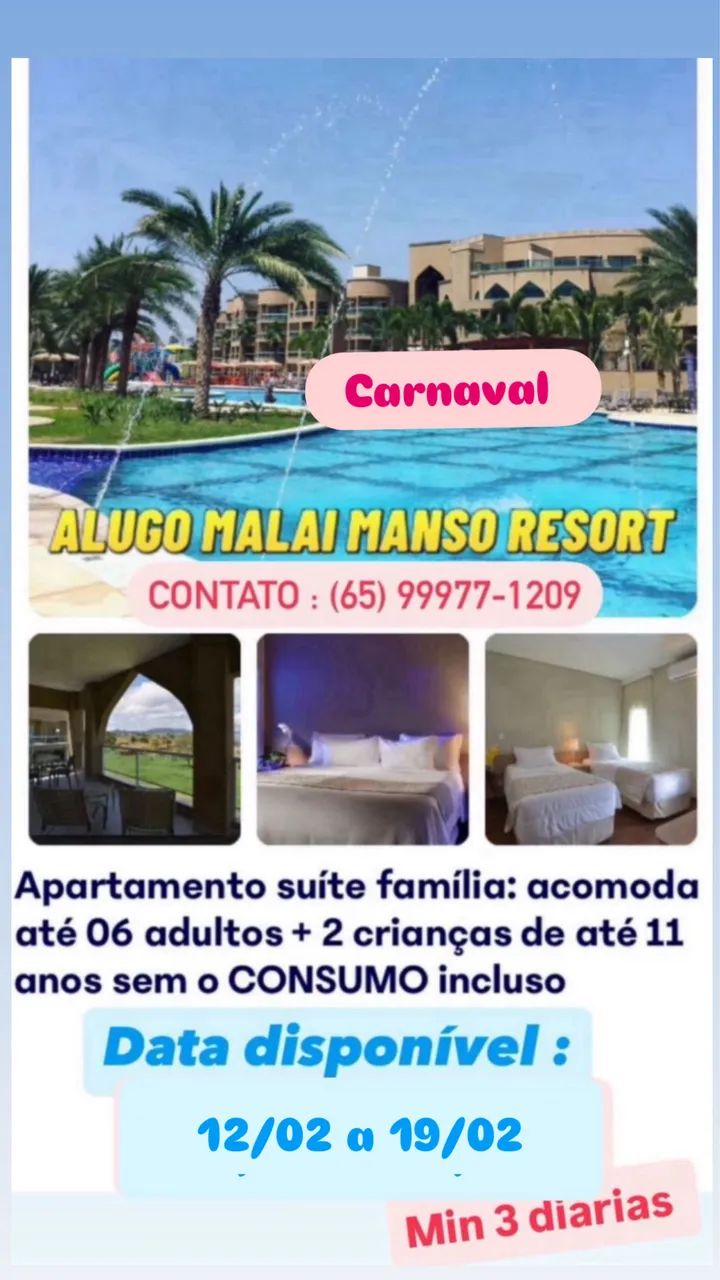 Férias de janeiro e carnaval no MALAI MANSO RESORT - Foto 2