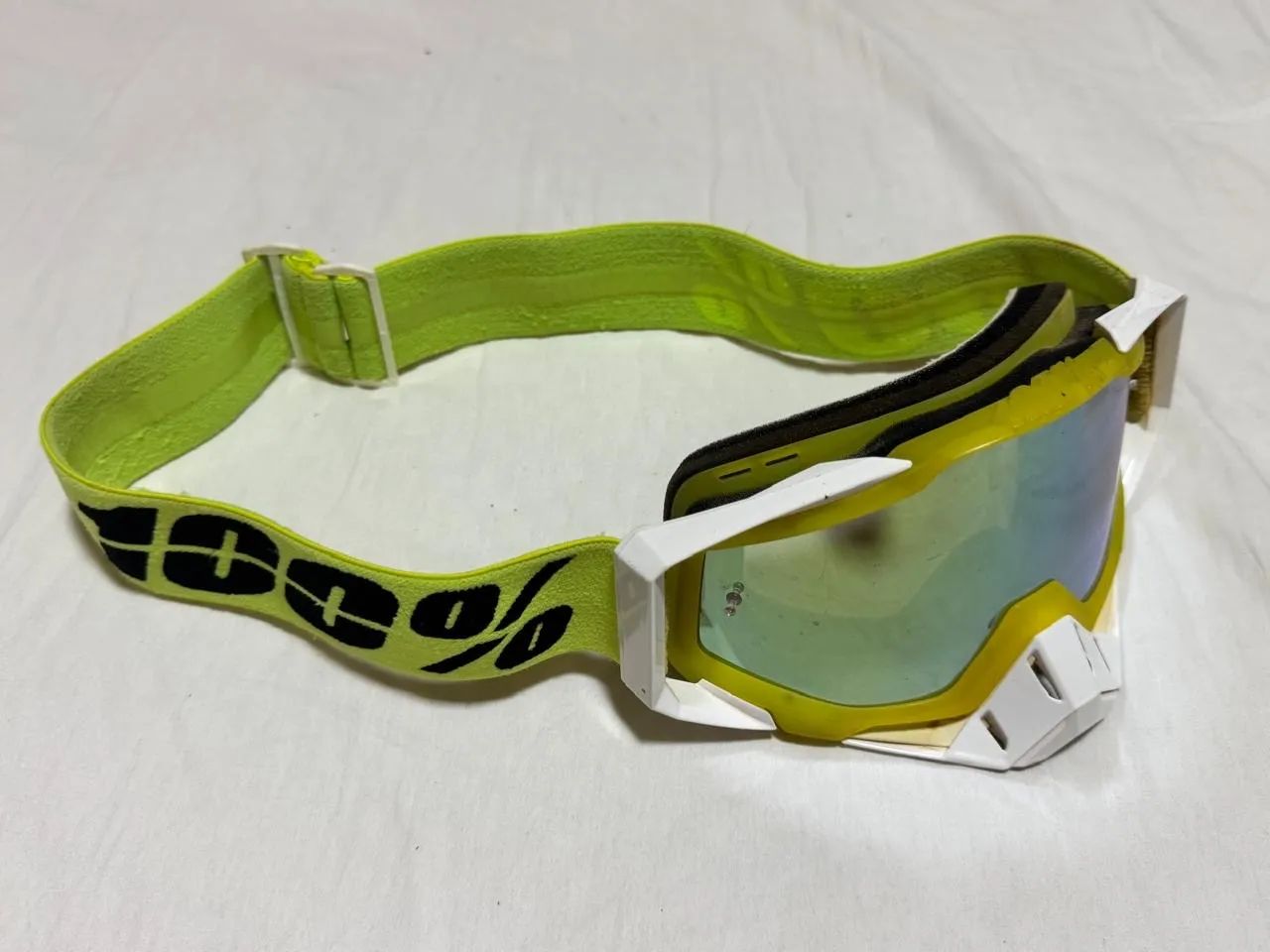 Capacete Fox Racing Tam. M + Óculos 100% Original - Foto 3