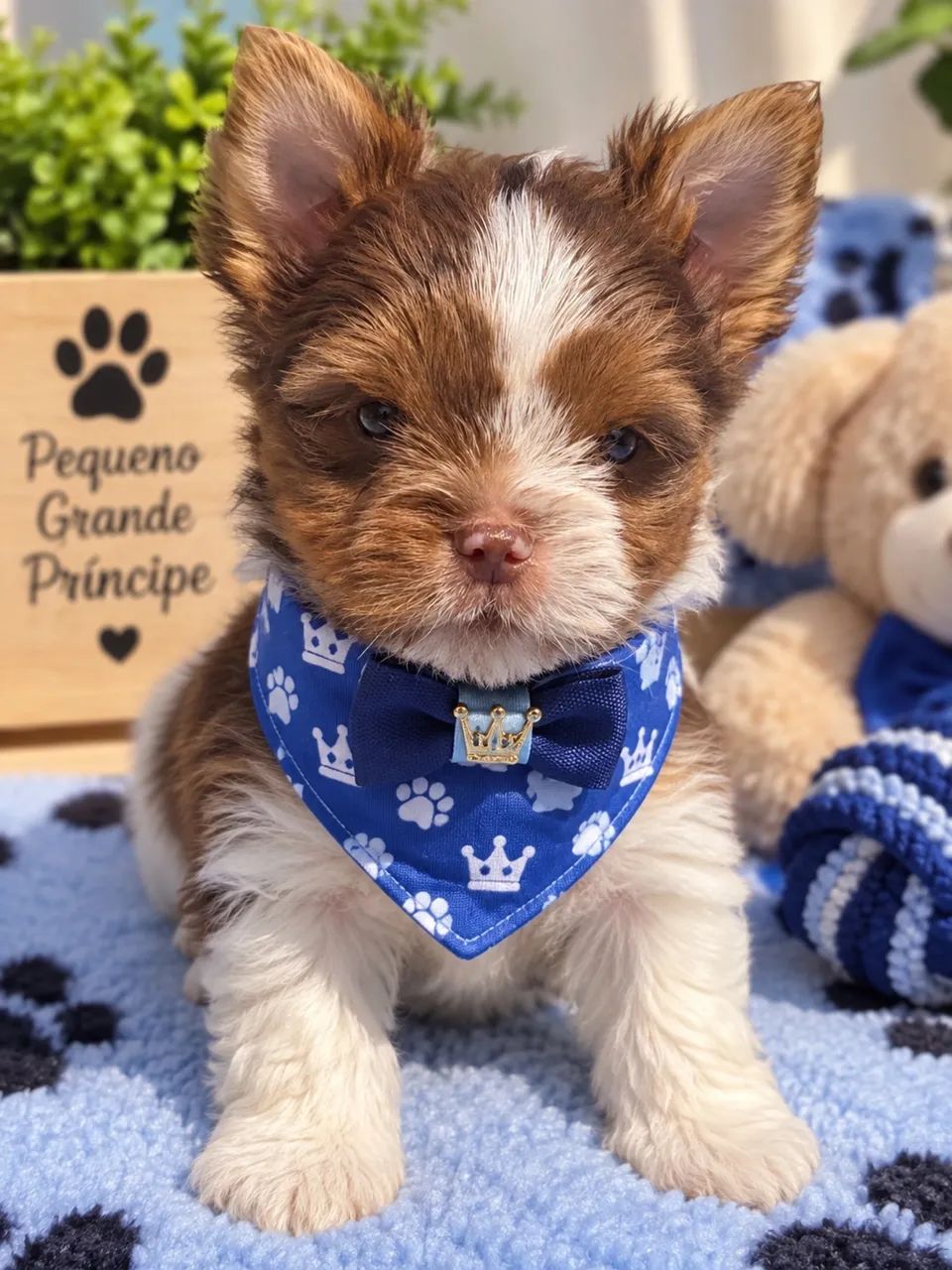Queridinhos! Yorkshire merle macho perfeito 