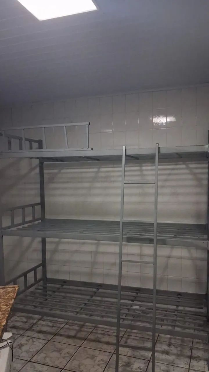 Treliche de Ferro/aço, 3 Pessoas, Cinza - Foto 4