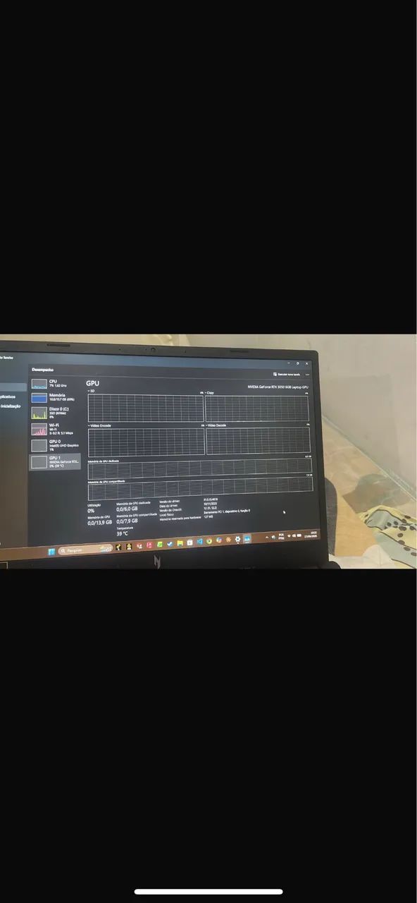 Notebook Gamer Acer Nitro V15, i7 e Placa de vídeo +Setup Gamer completo - Foto 4