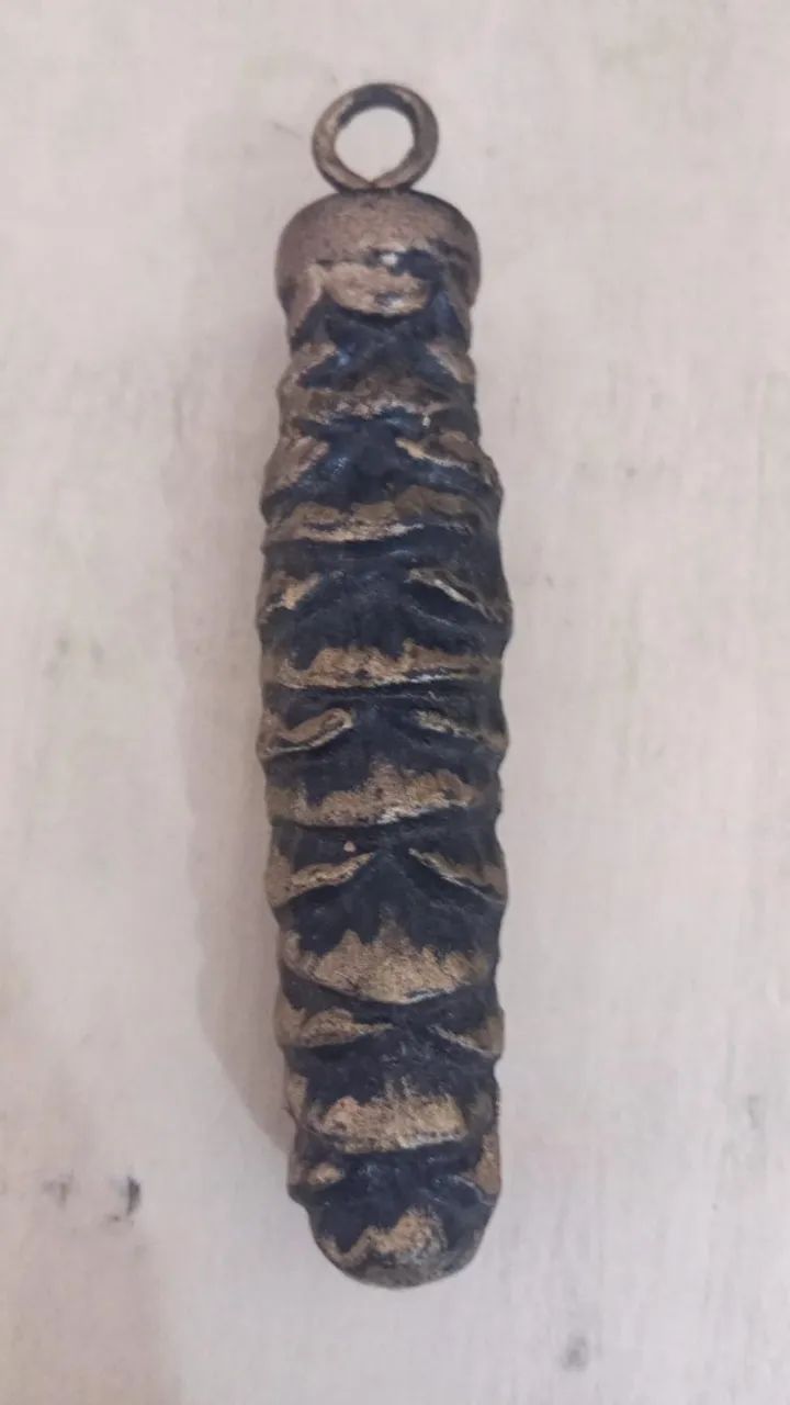 Peso Solitário De Relógio Cuco Antigo #