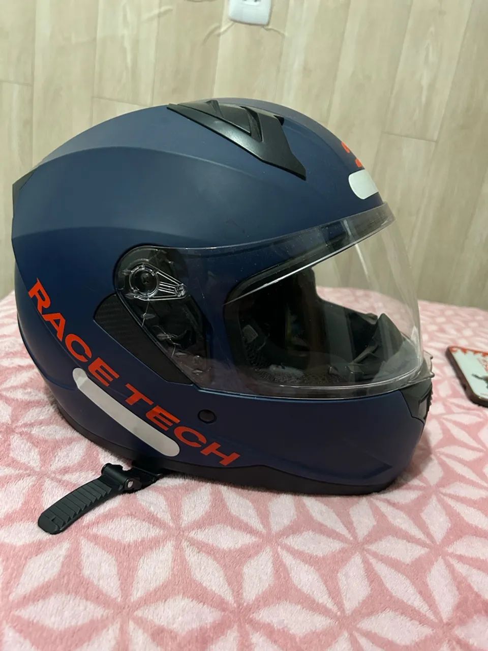 Capacete Race Tech Quase Novo - Foto 3