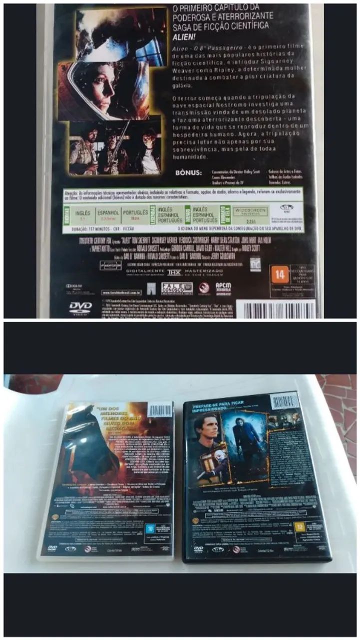 Kit 3 DVDs originais ótimo estado.  - Foto 2