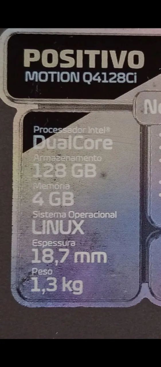 NOTBOOK SEMI NOVO POSITIVO.