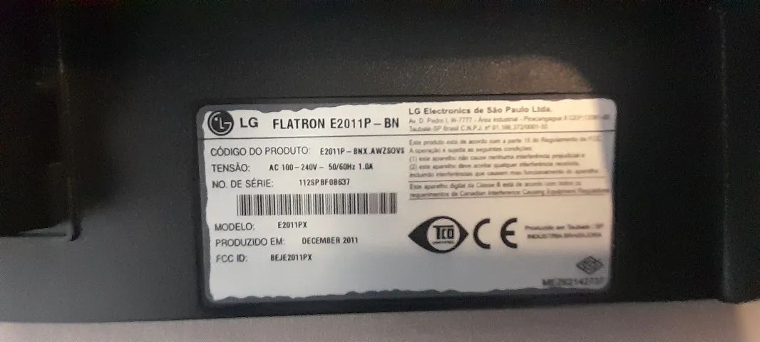Monitor LG Flatron E2011P-BN 20 polegadas Widescreen. - Foto 5