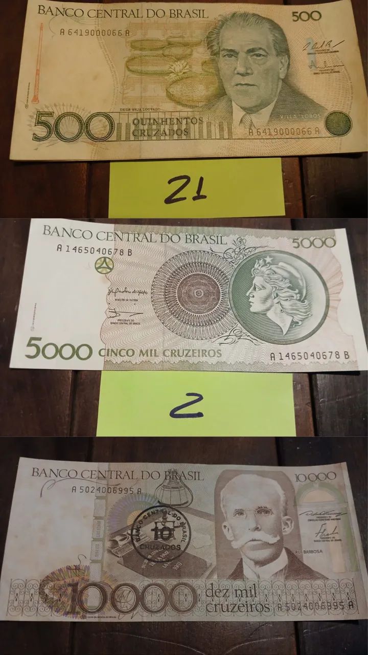 Cédulas de Papel Antigas Colecionador - Foto 3