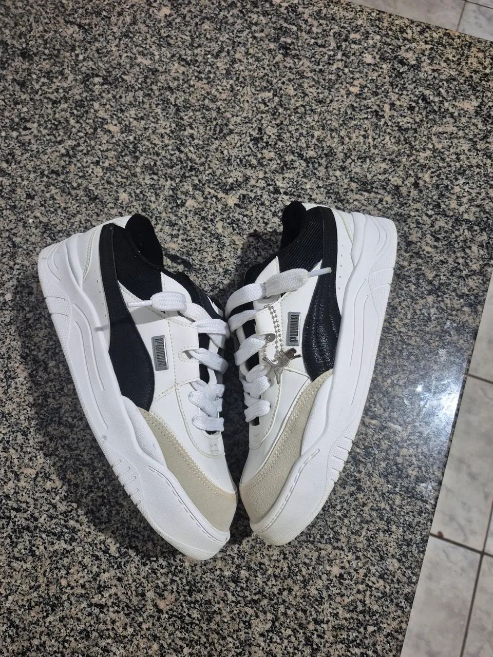 puma SKT, branco e preto - Foto 3