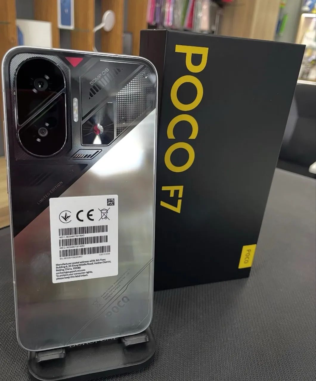 Poco F7 512/12GB RAM PRATA LACRADO 