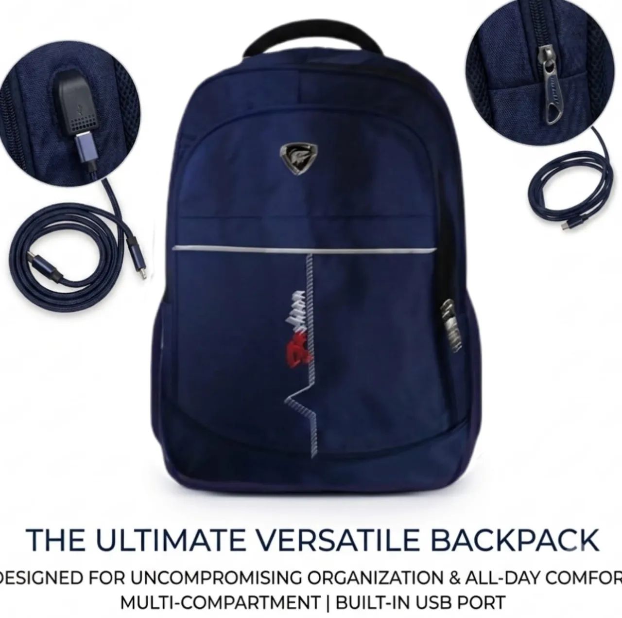 Mochila Notebook Azul Nova