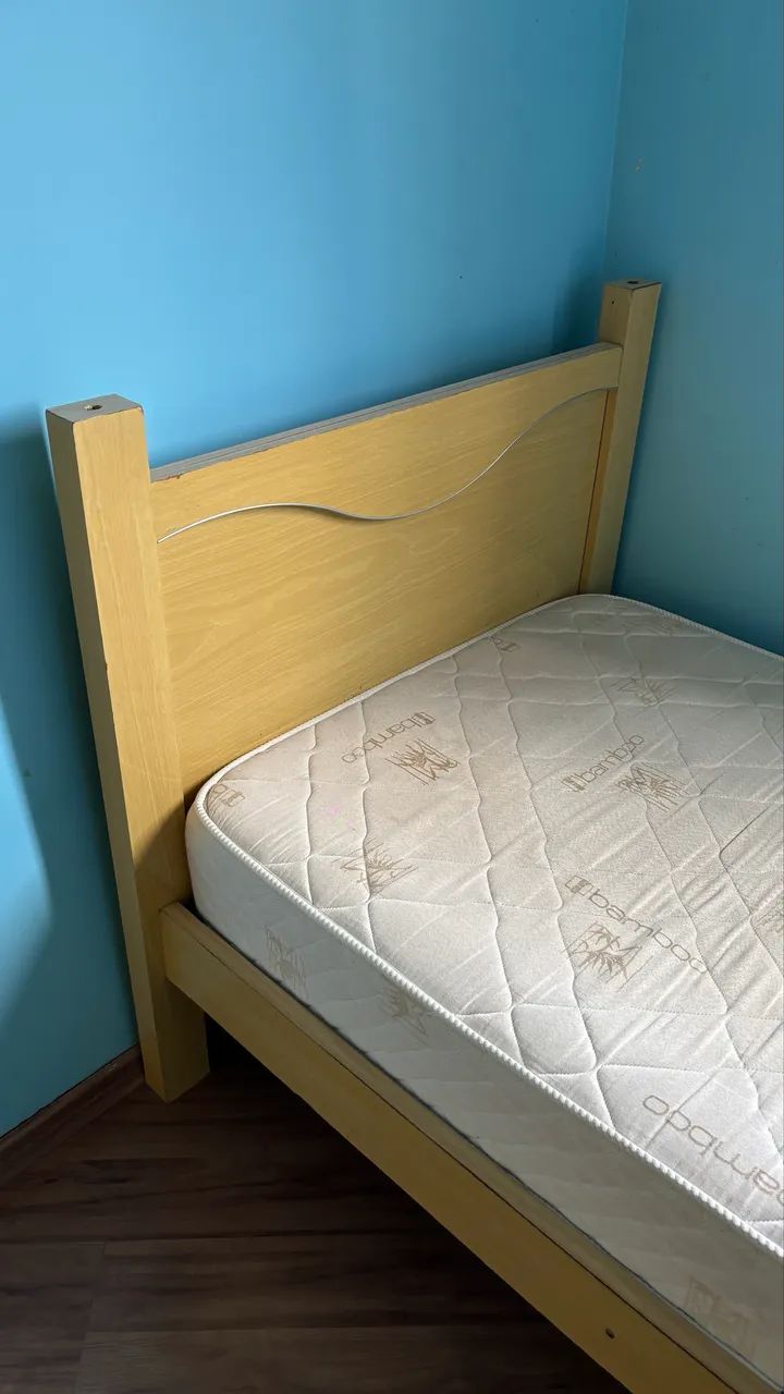 Cama de solteiro com colchão  - Foto 2